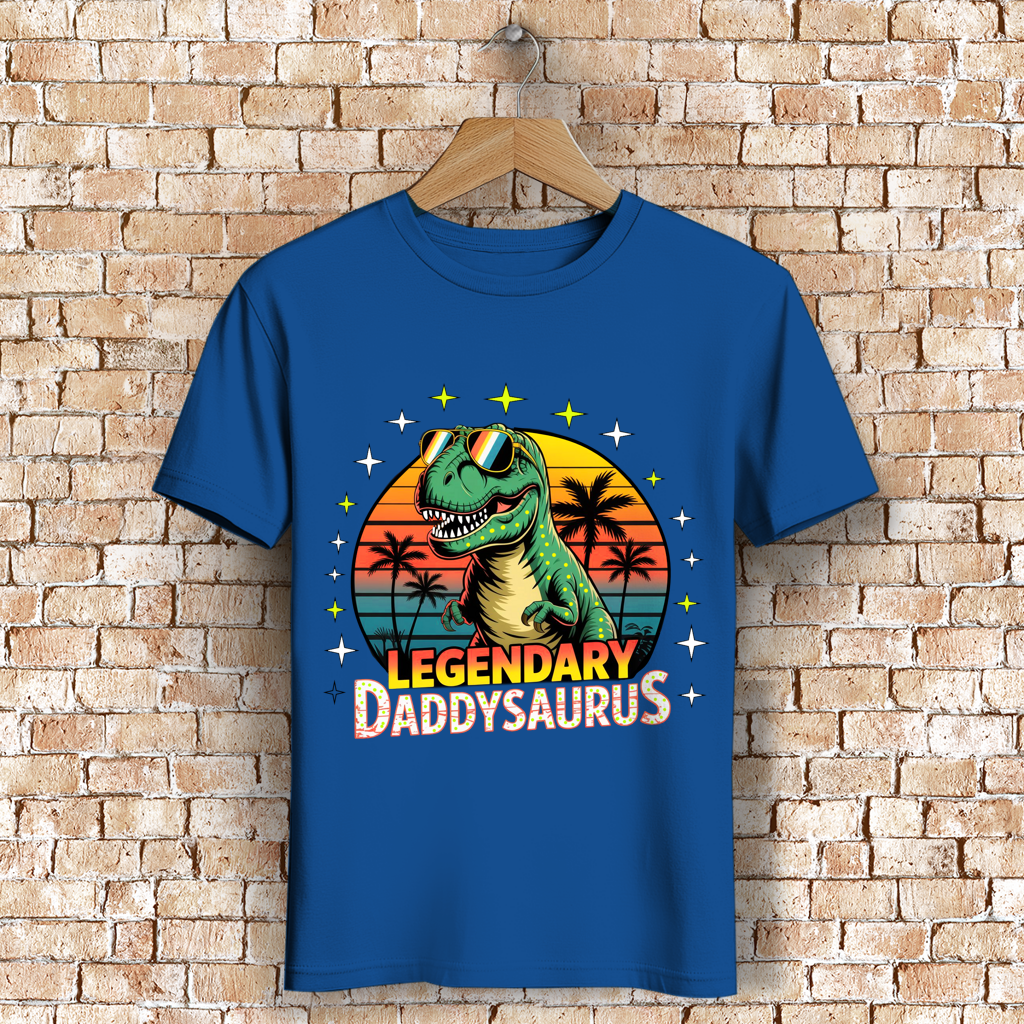 Herren Premium Bio T-Shirt Daddysaurus