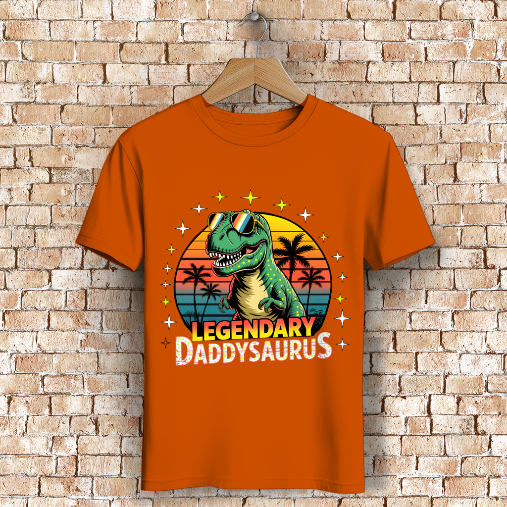 Herren Premium Bio T-Shirt Daddysaurus