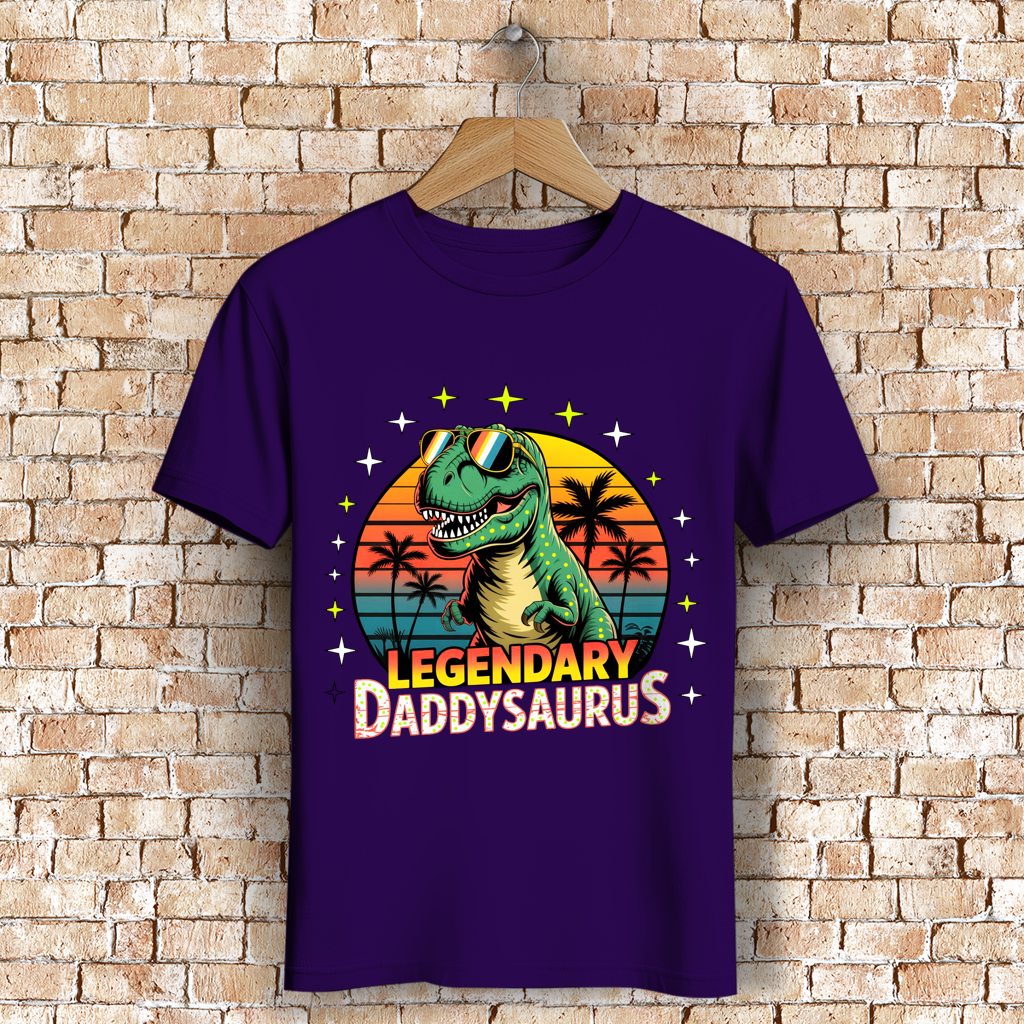Herren Premium Bio T-Shirt Daddysaurus