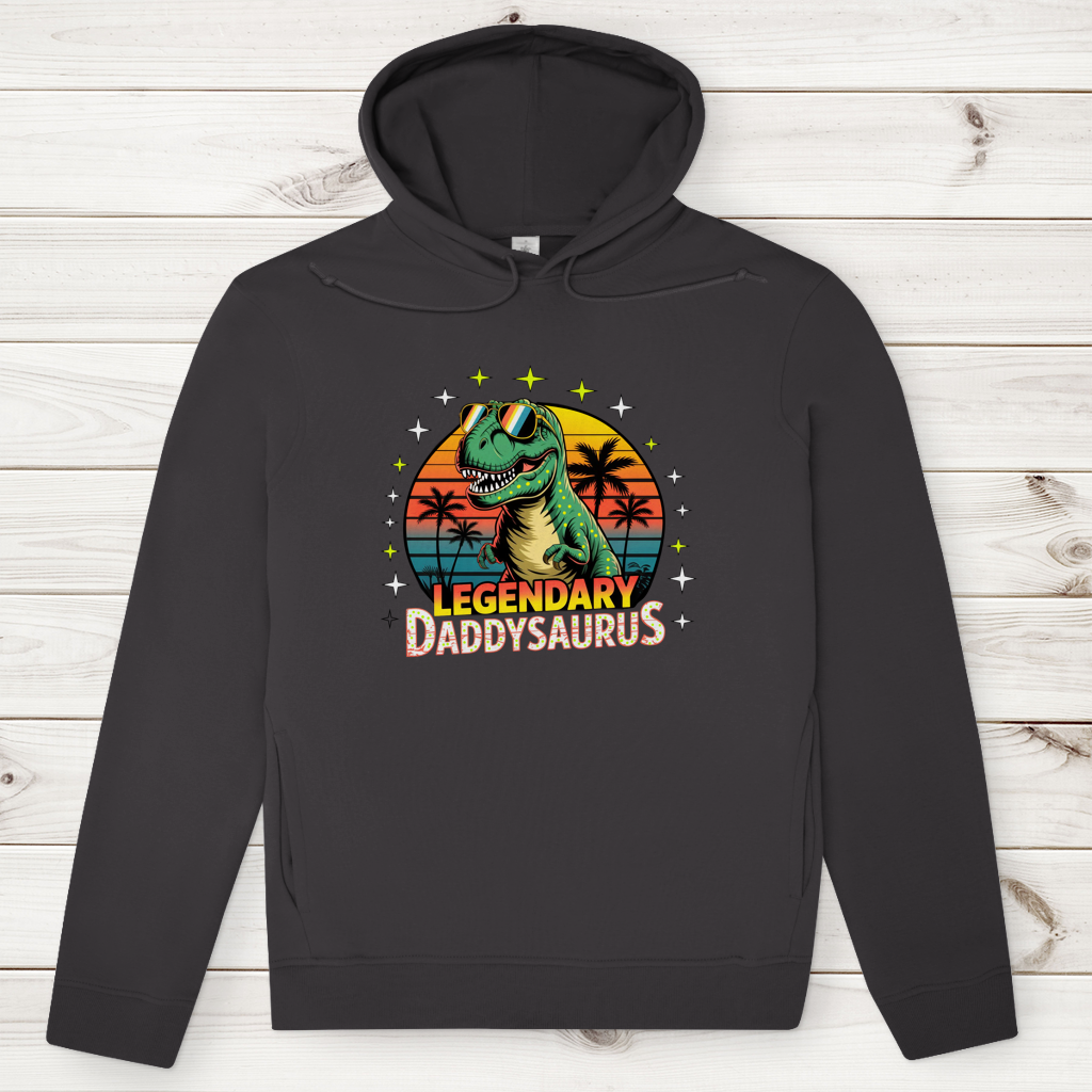 Herren Premium Bio Hoodie Daddysaurus