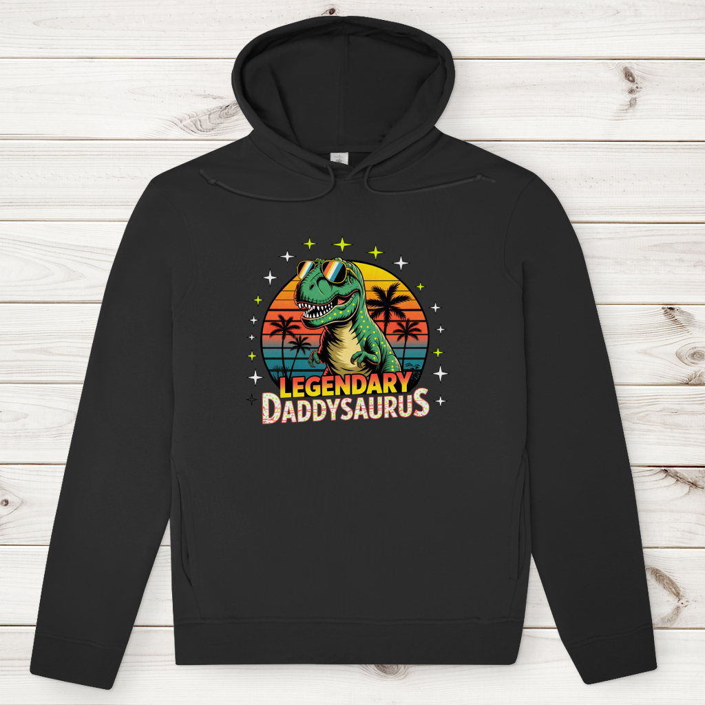 Herren Premium Bio Hoodie Daddysaurus