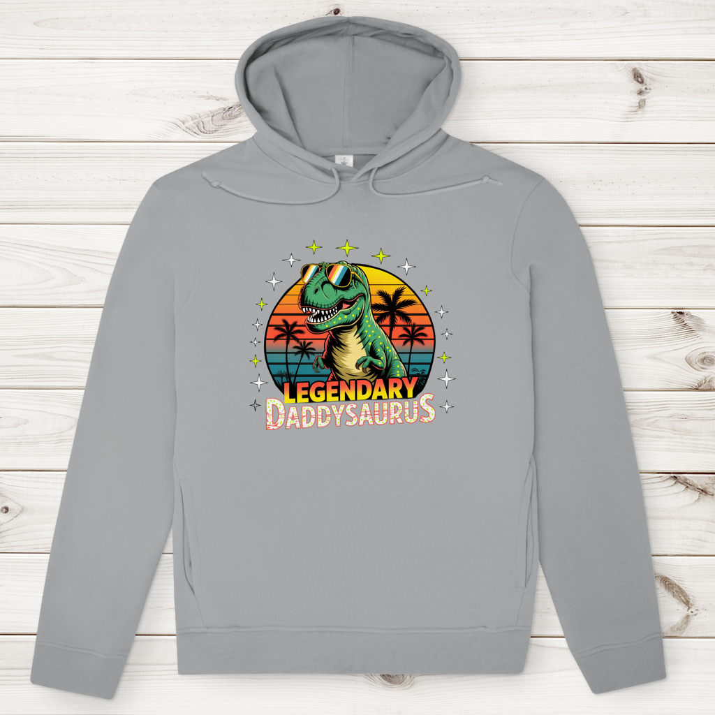 Herren Premium Bio Hoodie Daddysaurus