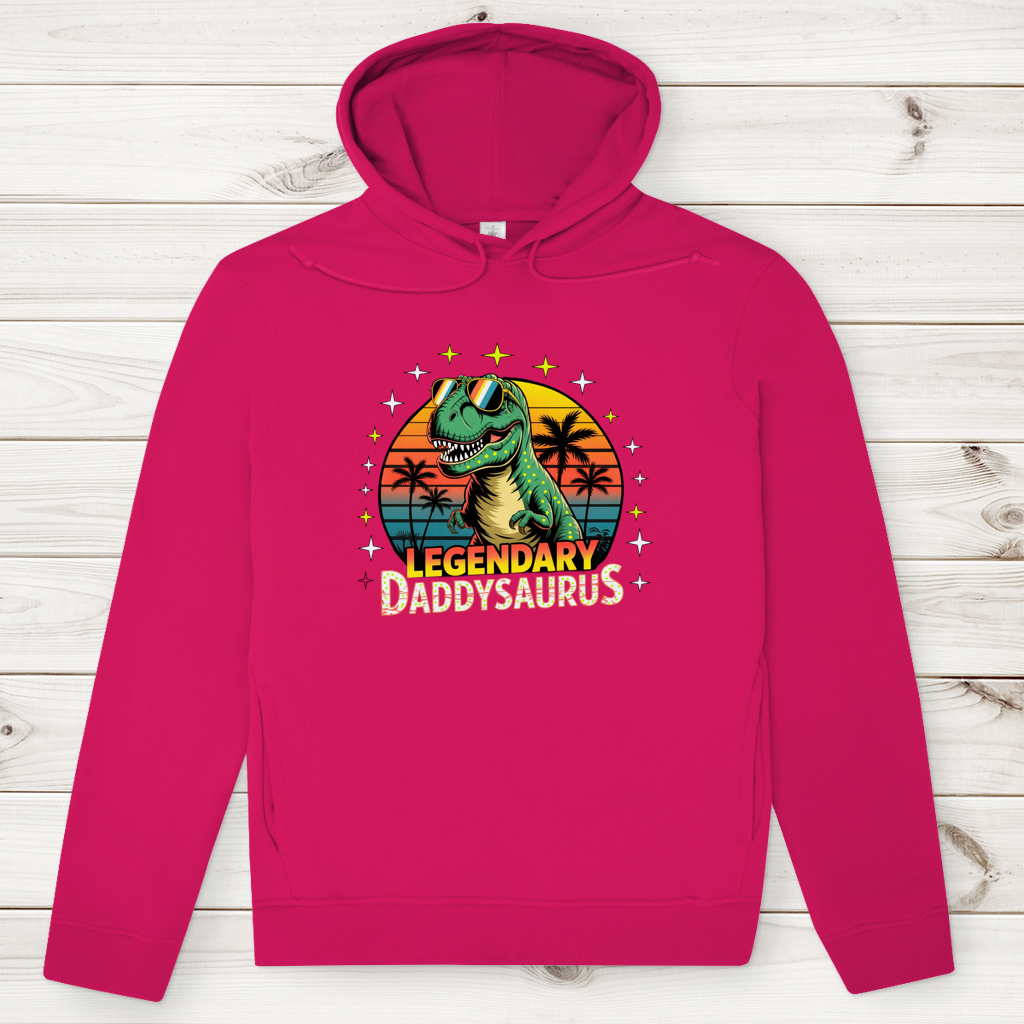 Herren Premium Bio Hoodie Daddysaurus