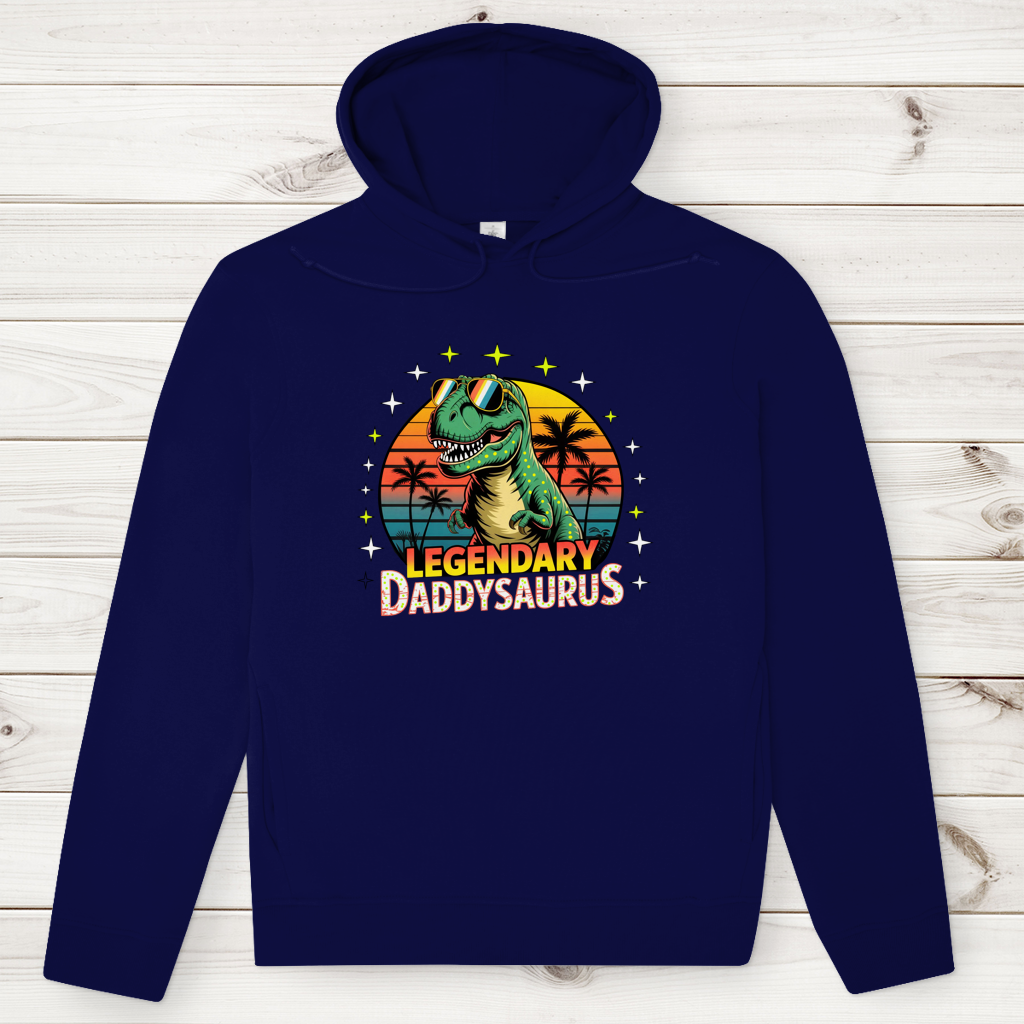 Herren Premium Bio Hoodie Daddysaurus