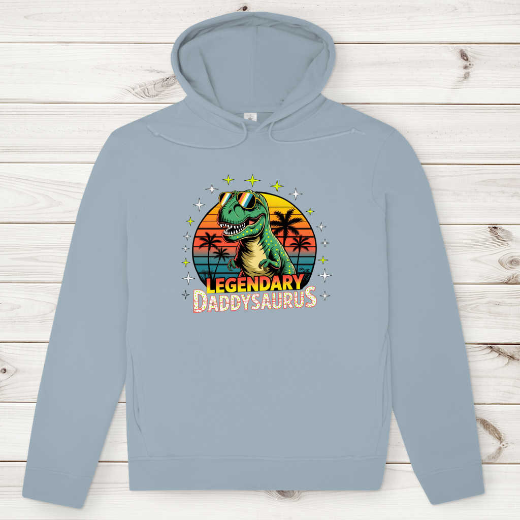 Herren Premium Bio Hoodie Daddysaurus