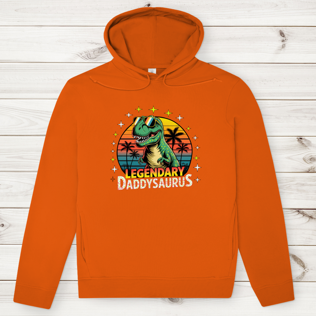 Herren Premium Bio Hoodie Daddysaurus
