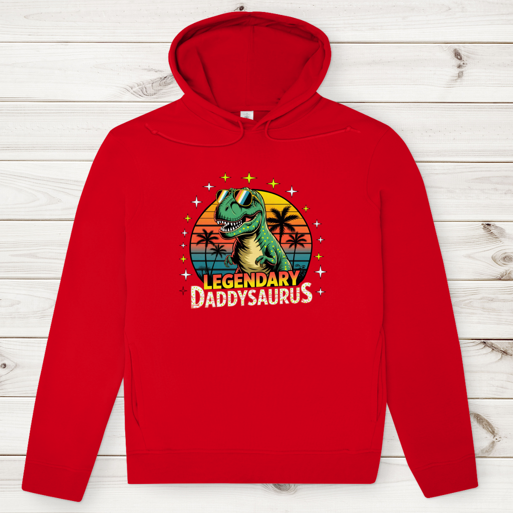 Herren Premium Bio Hoodie Daddysaurus