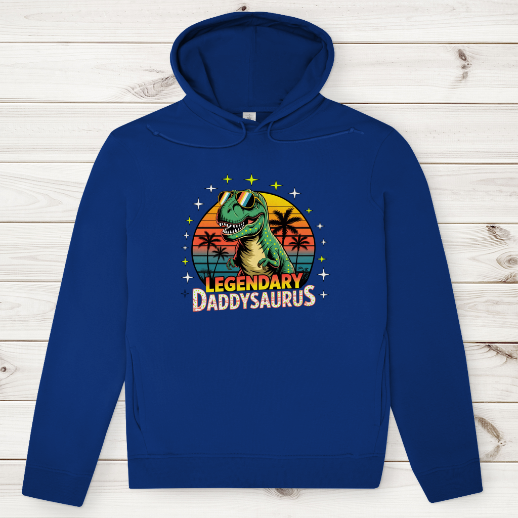 Herren Premium Bio Hoodie Daddysaurus