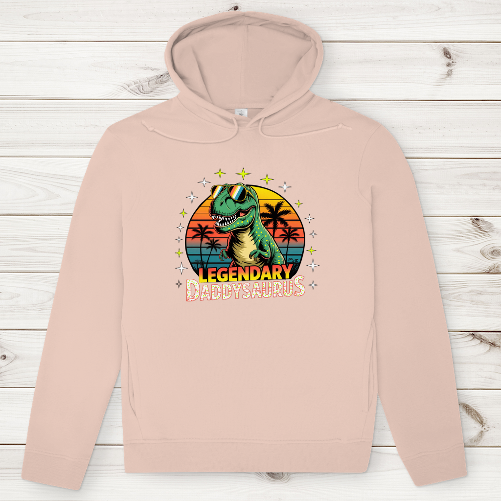 Herren Premium Bio Hoodie Daddysaurus