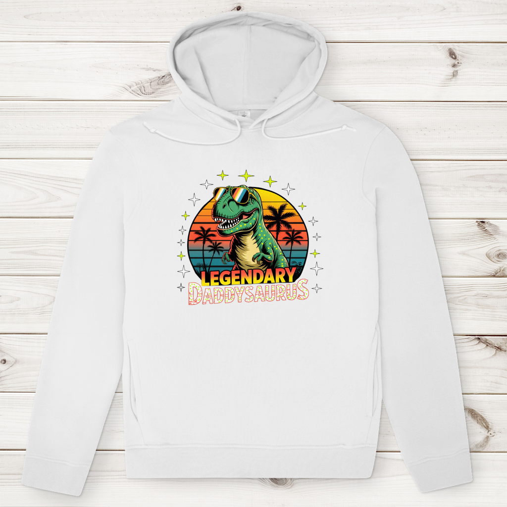 Herren Premium Bio Hoodie Daddysaurus