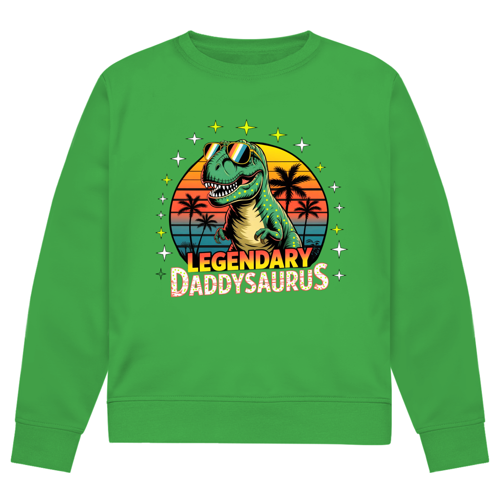 Herren Premium Bio Sweatshirt Daddysaurus