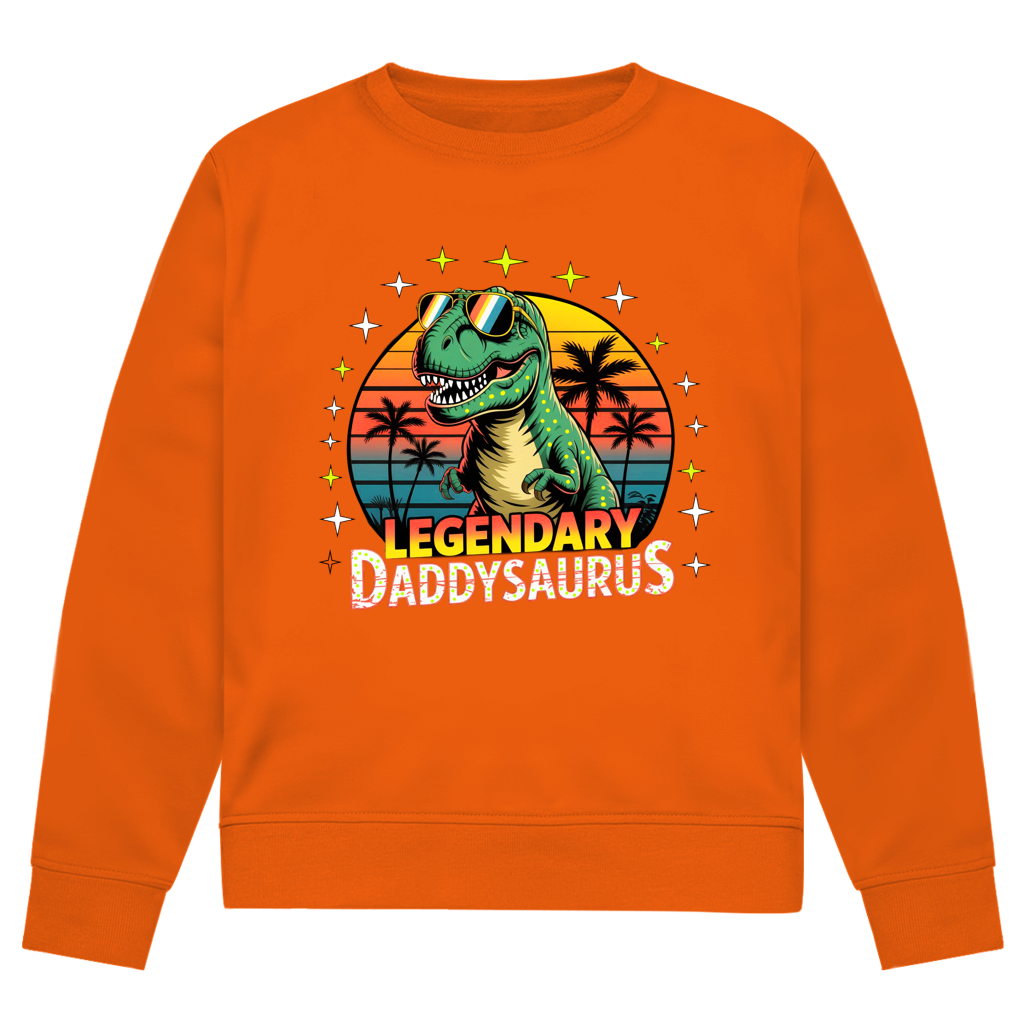 Herren Premium Bio Sweatshirt Daddysaurus