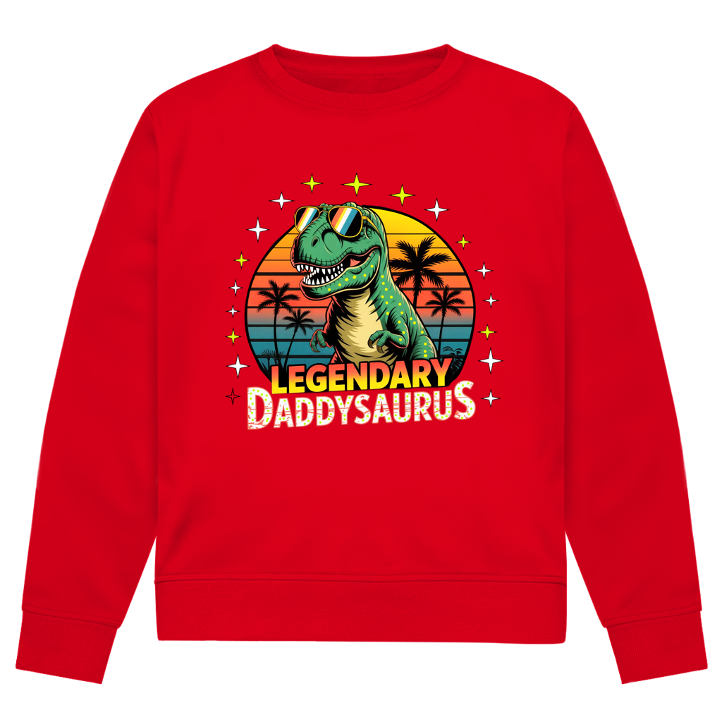 Herren Premium Bio Sweatshirt Daddysaurus