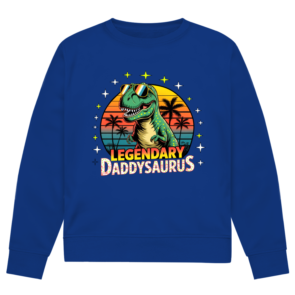 Herren Premium Bio Sweatshirt Daddysaurus