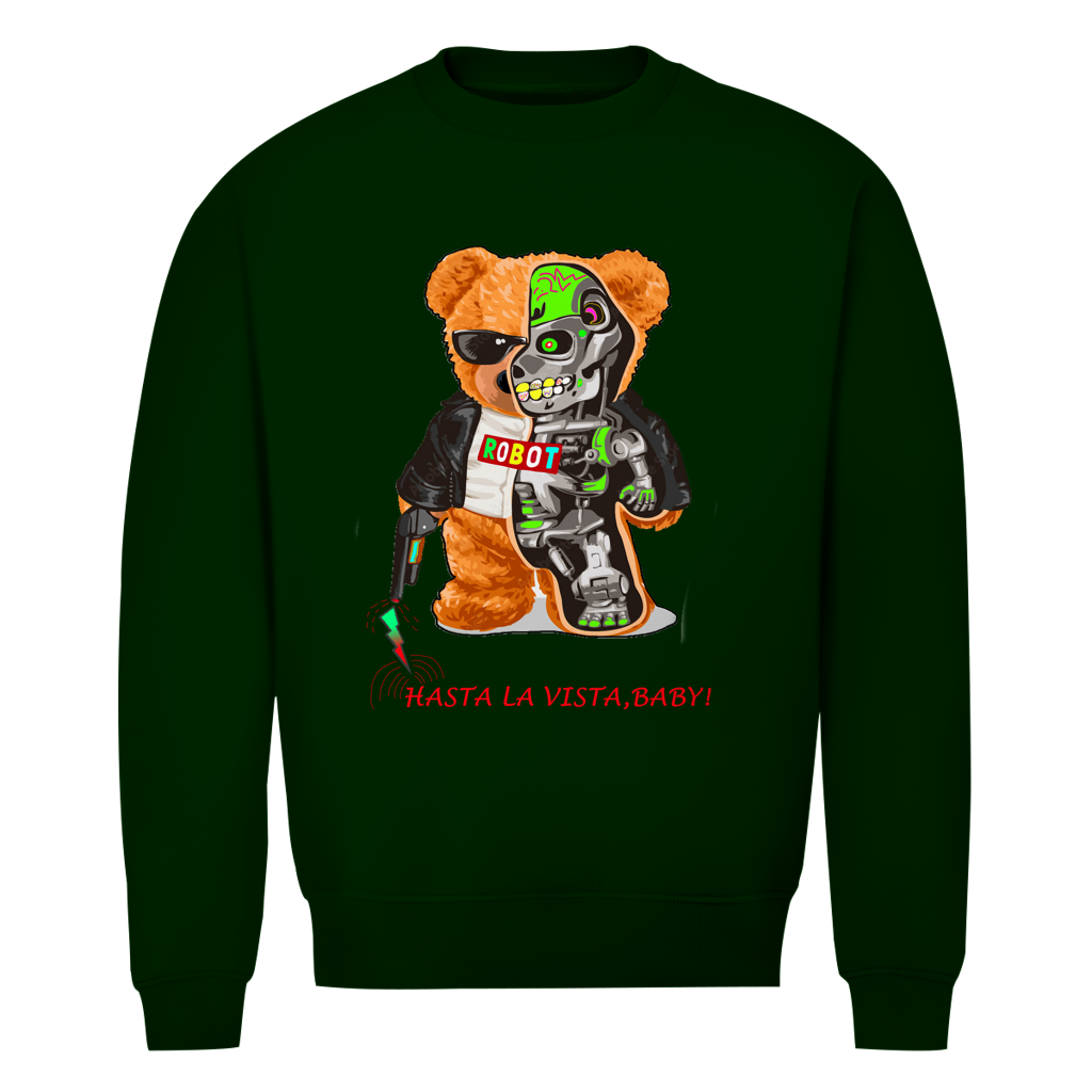 Herren Premium Bio Sweatshirt Bär
