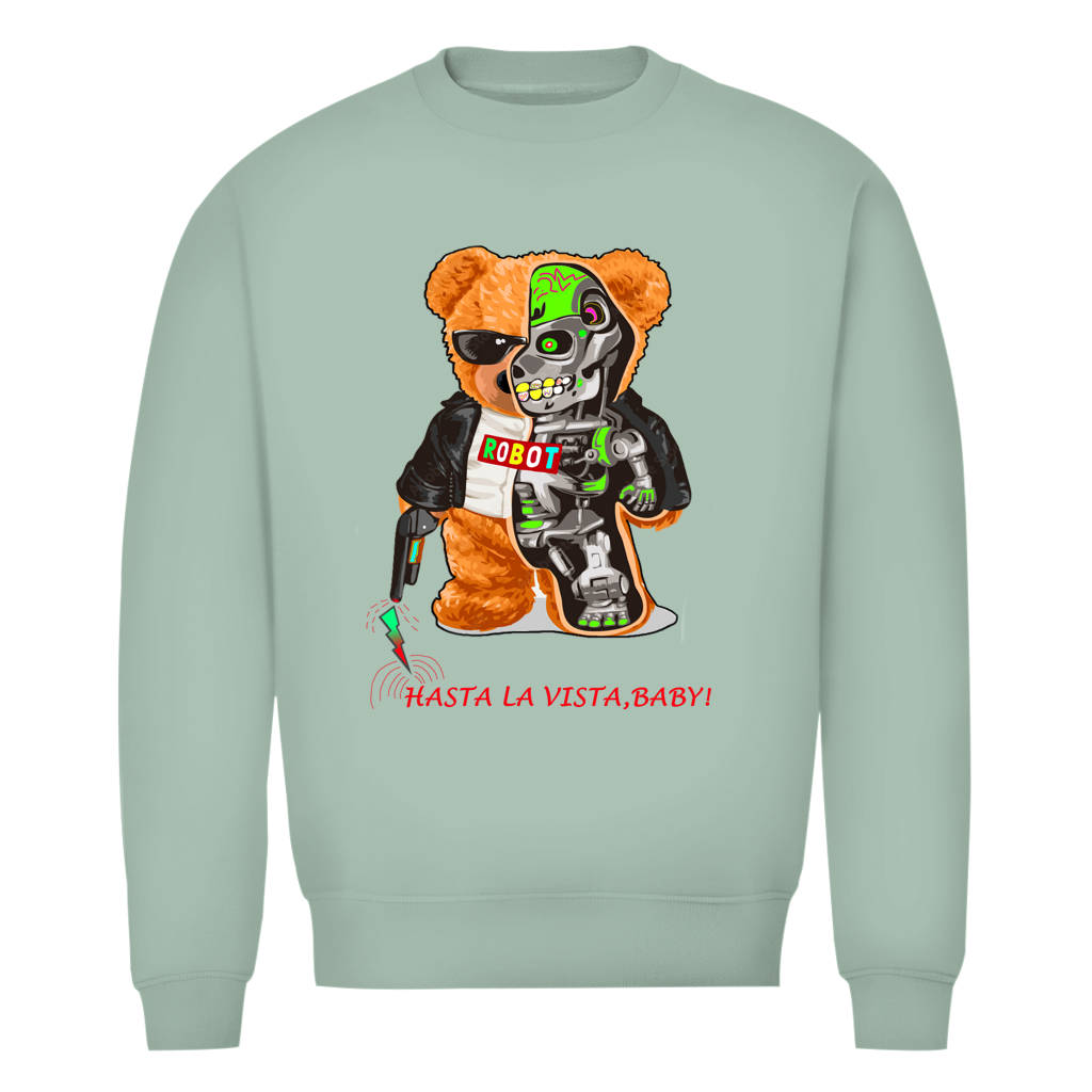 Herren Premium Bio Sweatshirt Bär