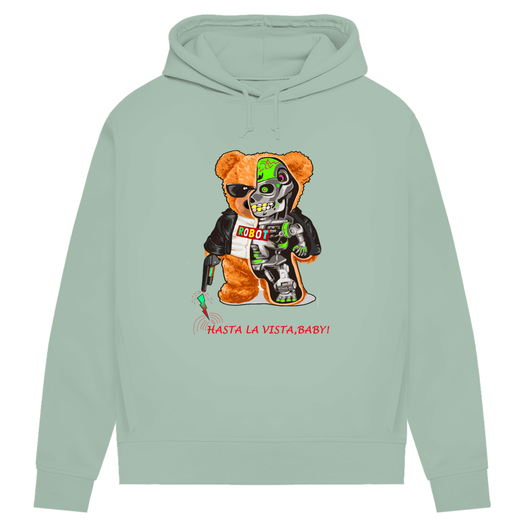 Damen Premium Bio Hoodie Bär