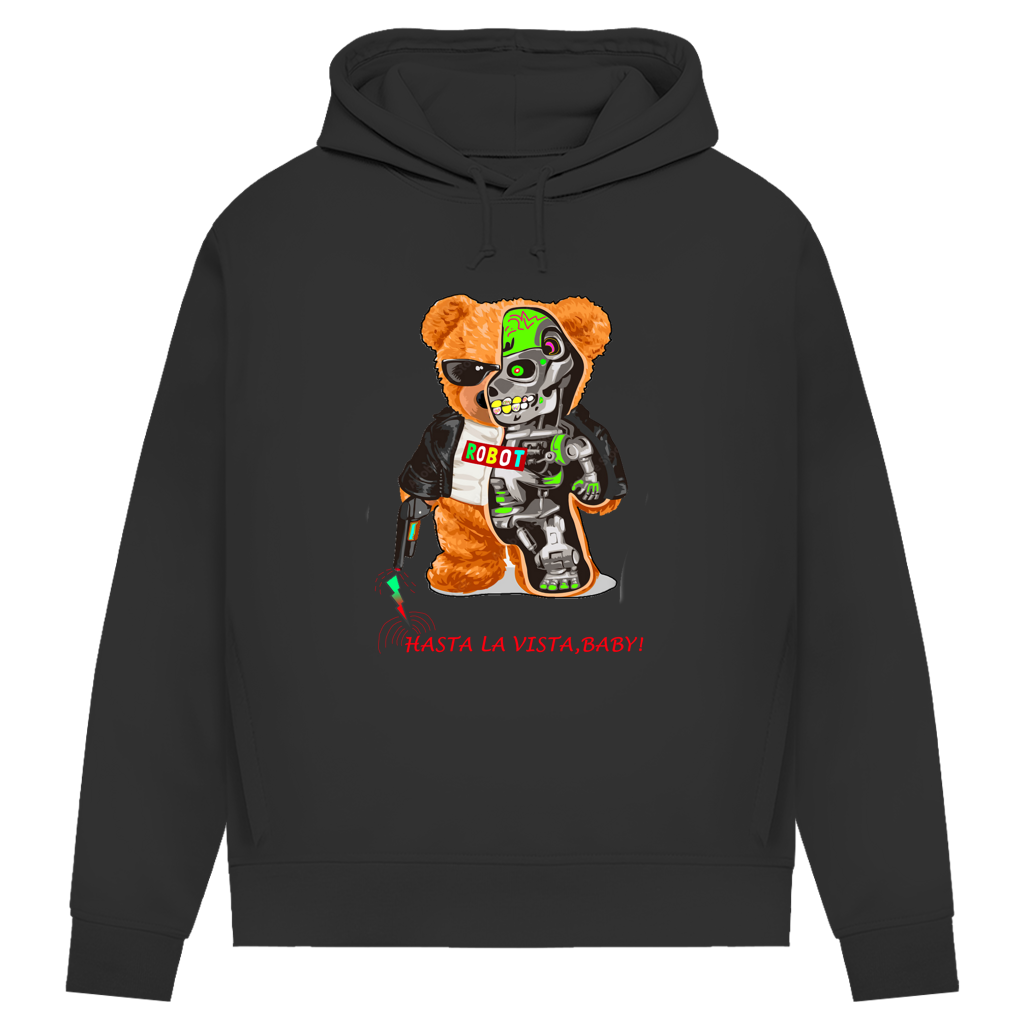 Damen Premium Bio Hoodie Bär