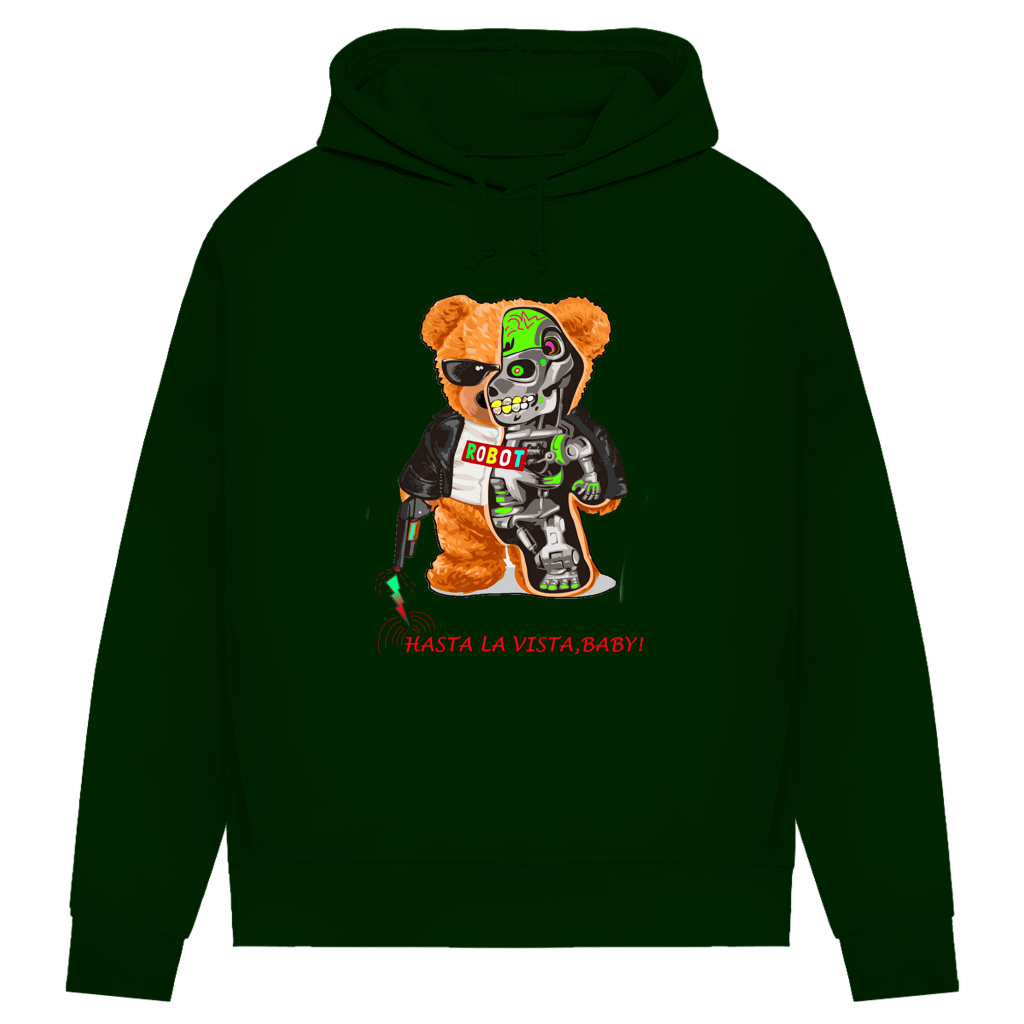 Damen Premium Bio Hoodie Bär