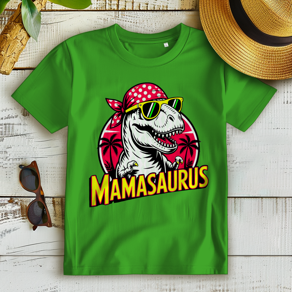 Damen Premium Bio T-Shirt Mamasaurus