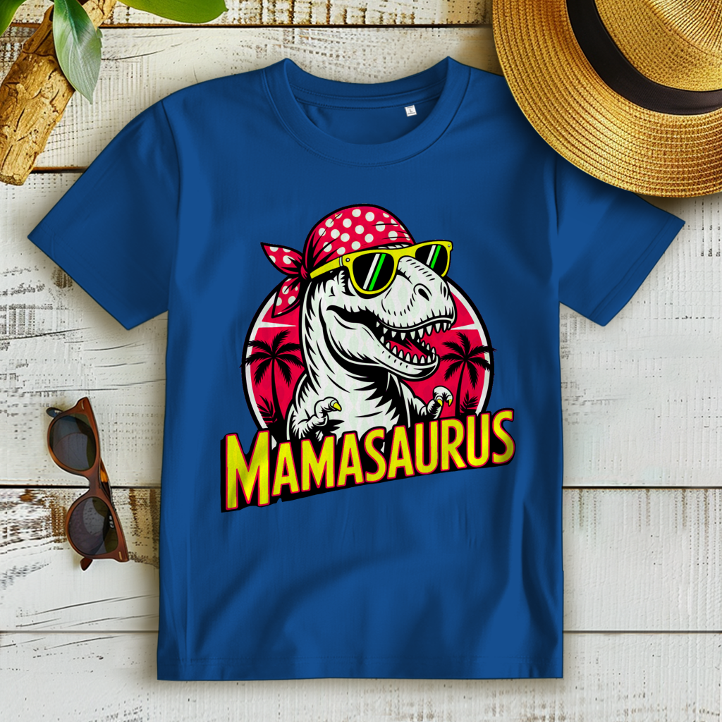 Damen Premium Bio T-Shirt Mamasaurus