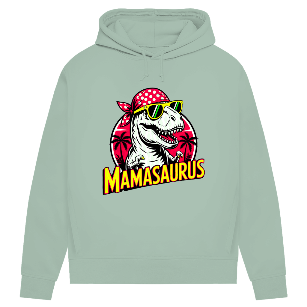 Damen Premium Bio Hoodie Mamasaurus
