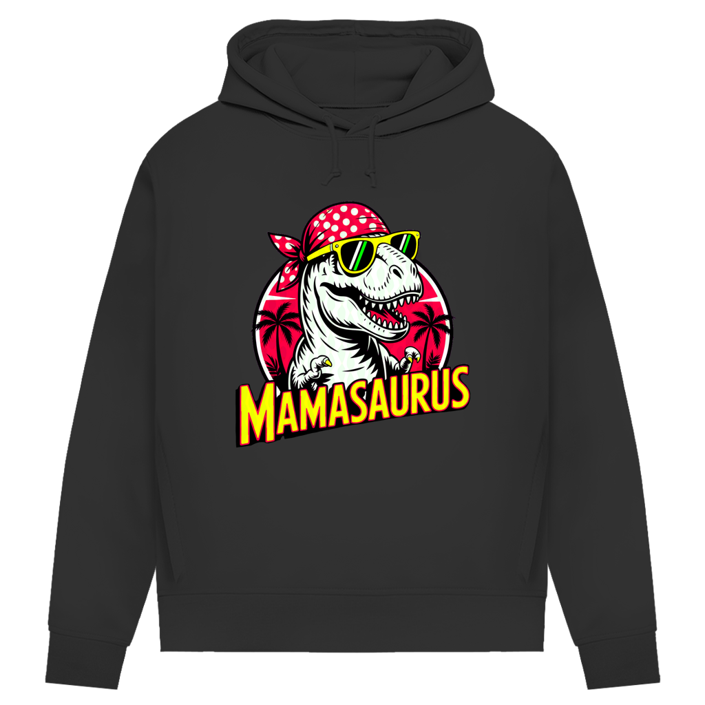 Damen Premium Bio Hoodie Mamasaurus