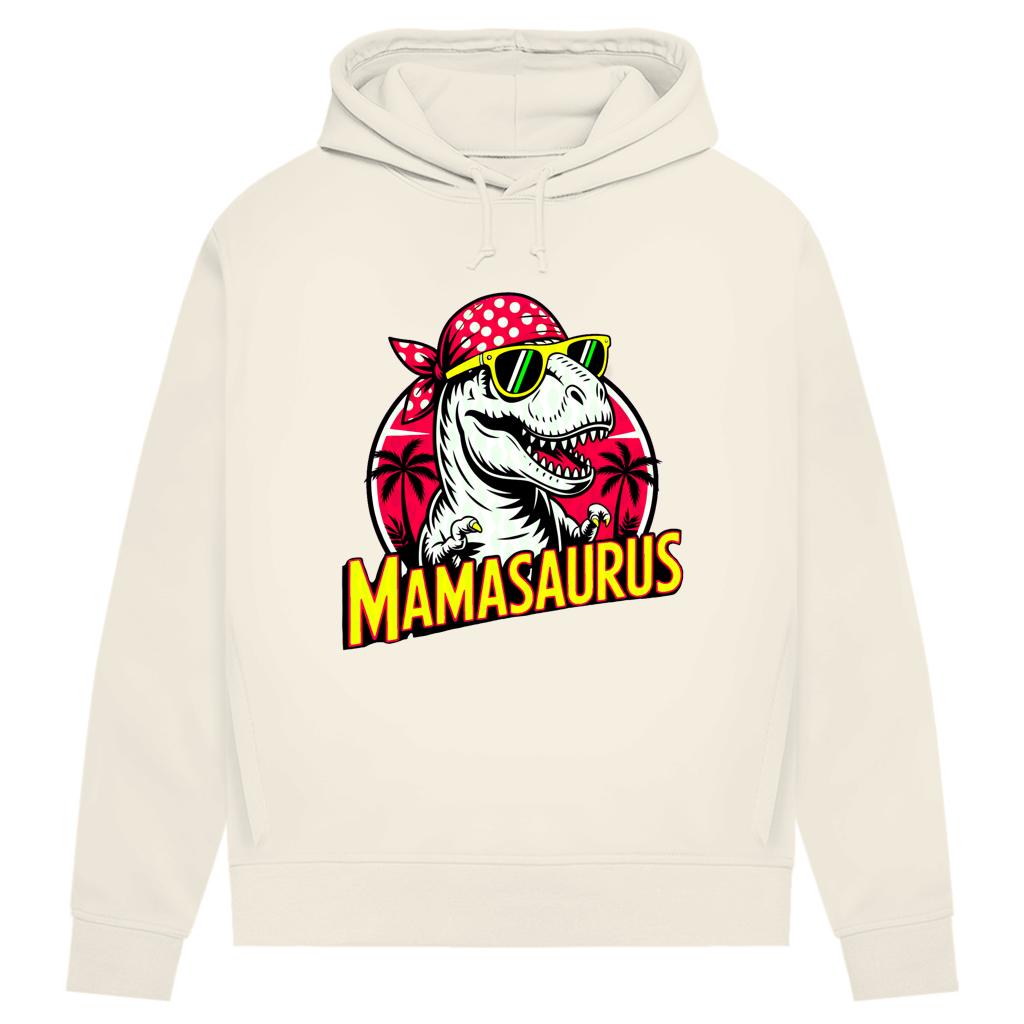 Damen Premium Bio Hoodie Mamasaurus