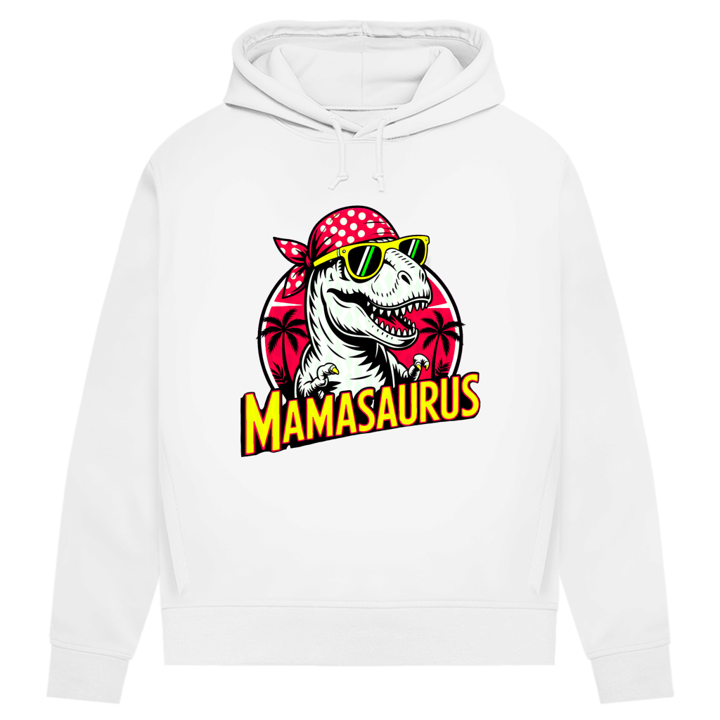 Damen Premium Bio Hoodie Mamasaurus