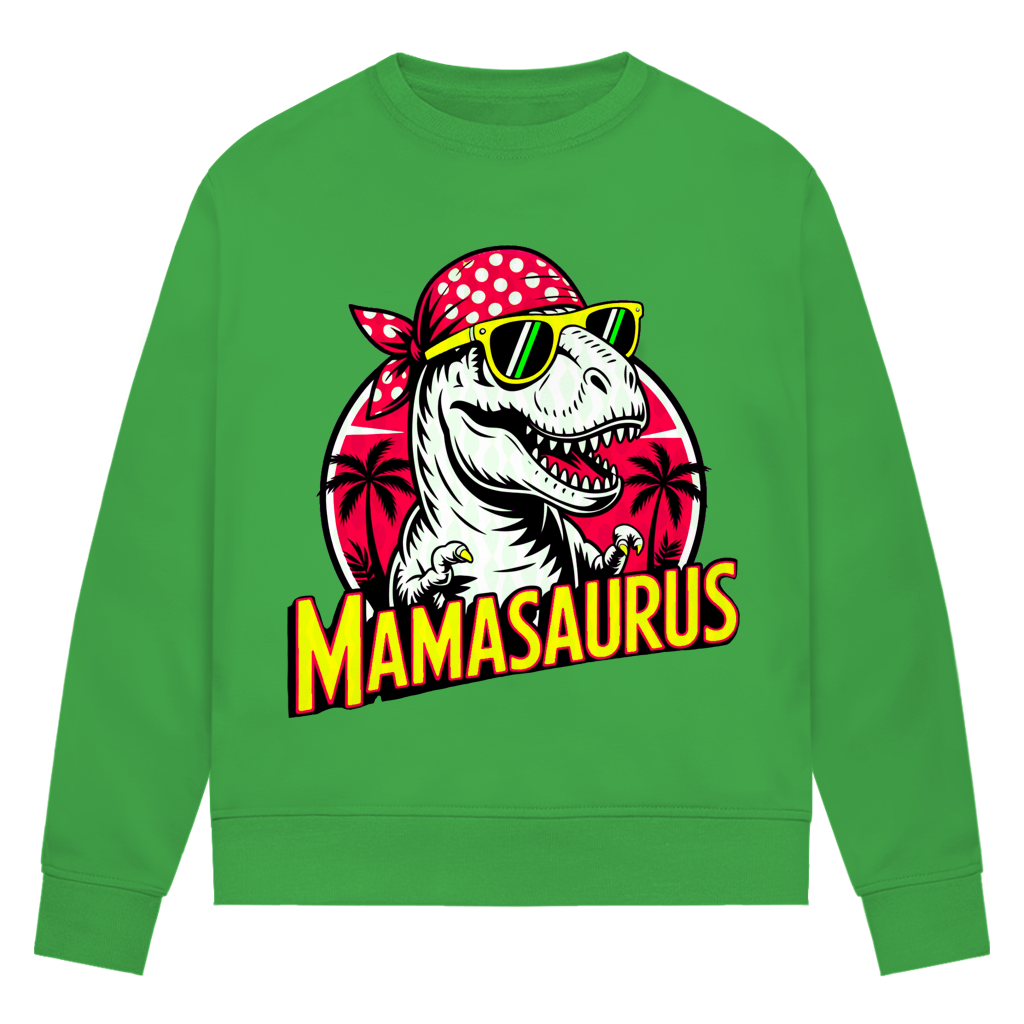 Damen Premium Bio Sweatshirt Mamasaurus