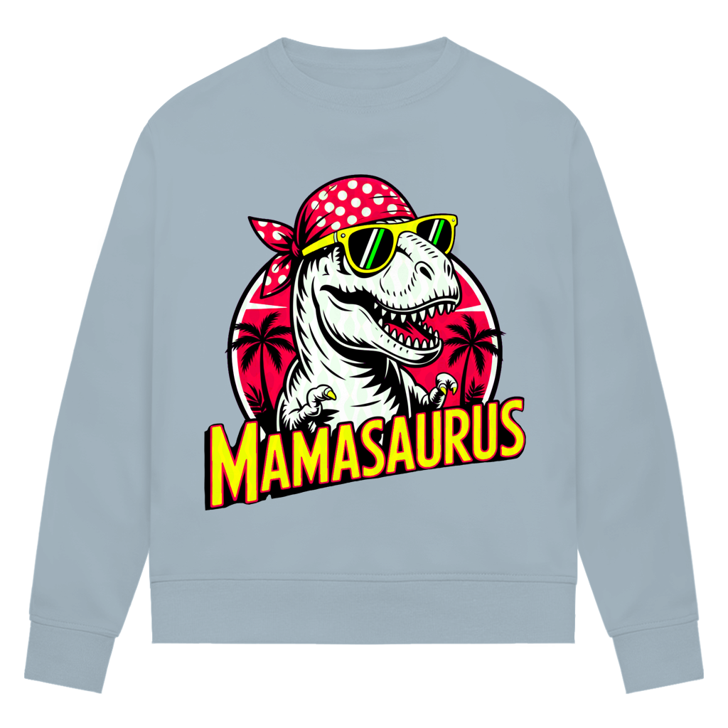 Damen Premium Bio Sweatshirt Mamasaurus