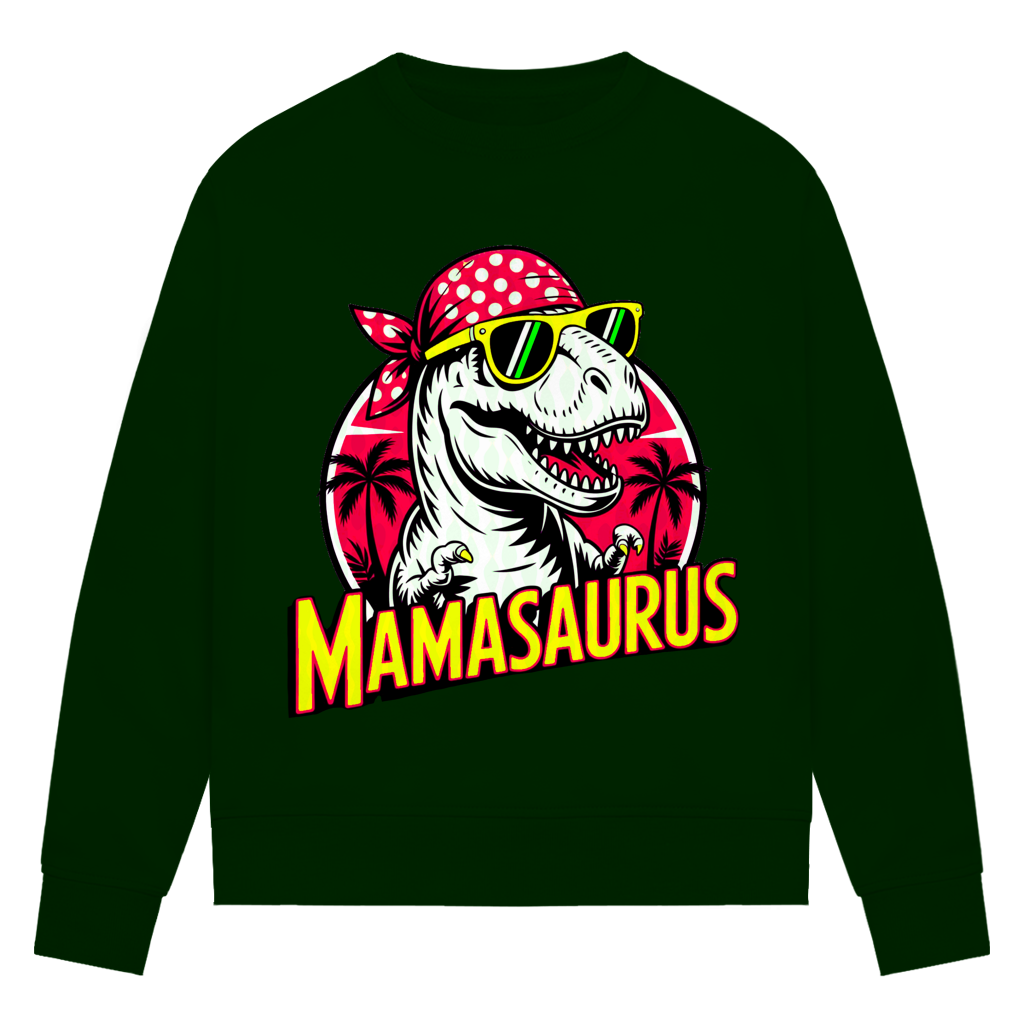 Damen Premium Bio Sweatshirt Mamasaurus
