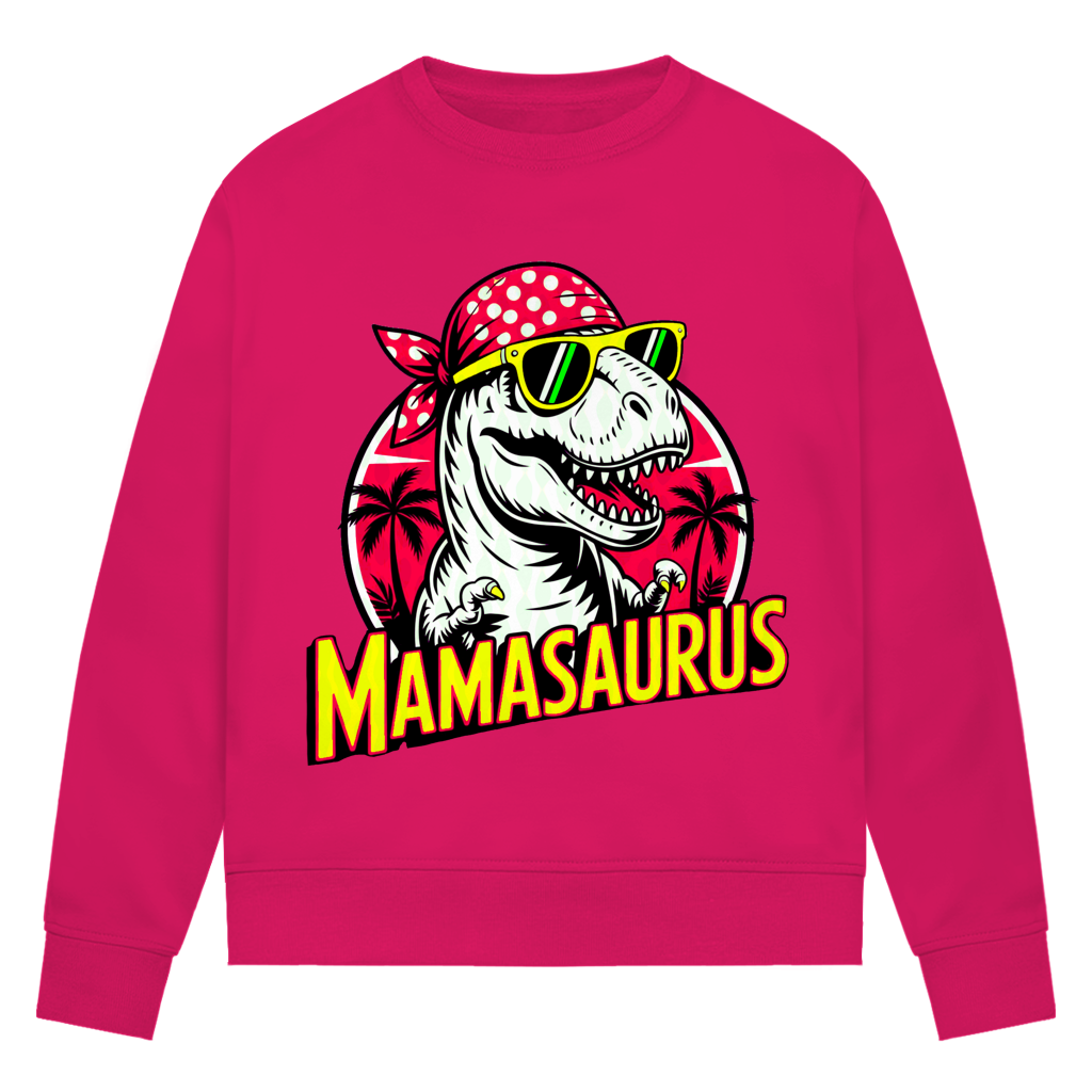 Damen Premium Bio Sweatshirt Mamasaurus