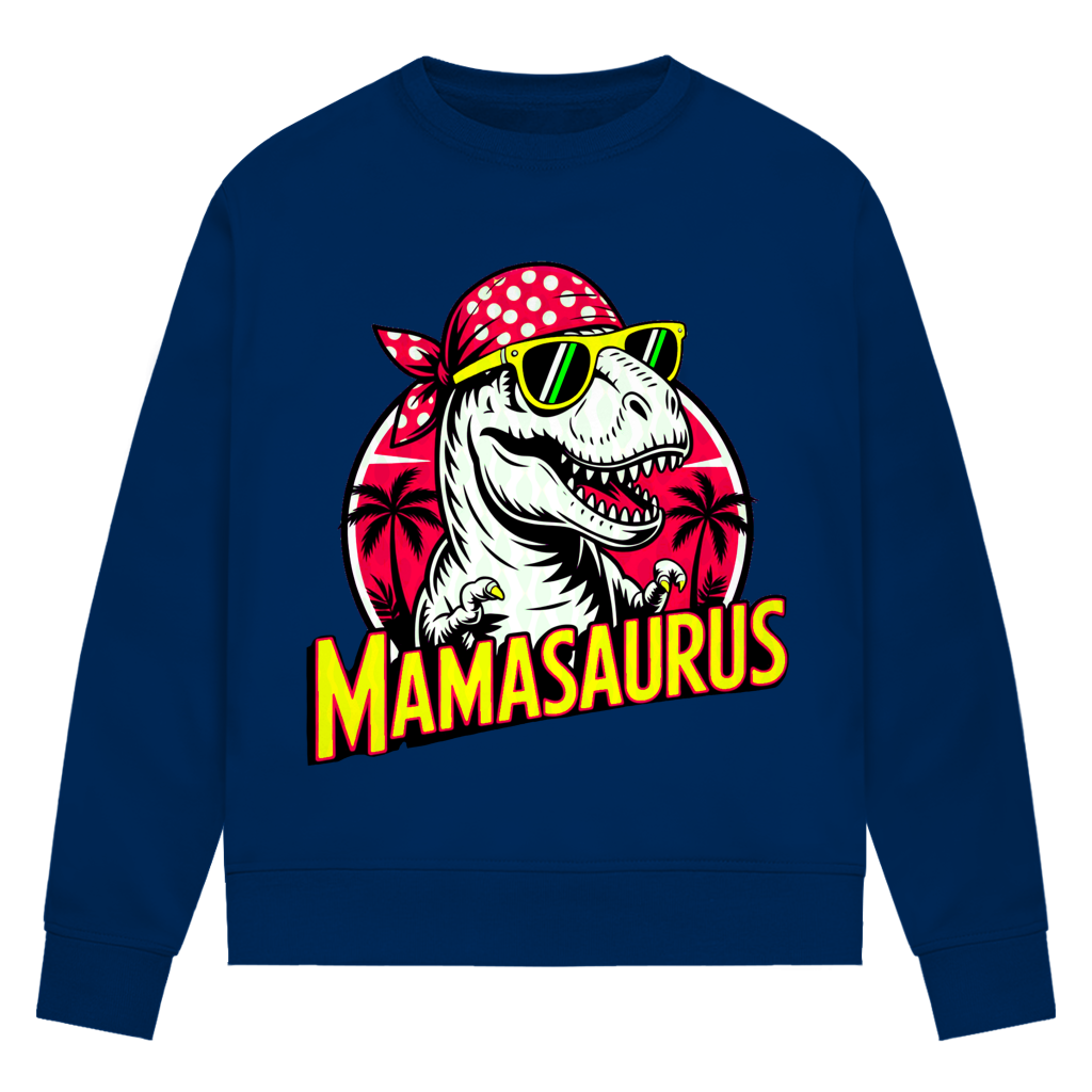 Damen Premium Bio Sweatshirt Mamasaurus