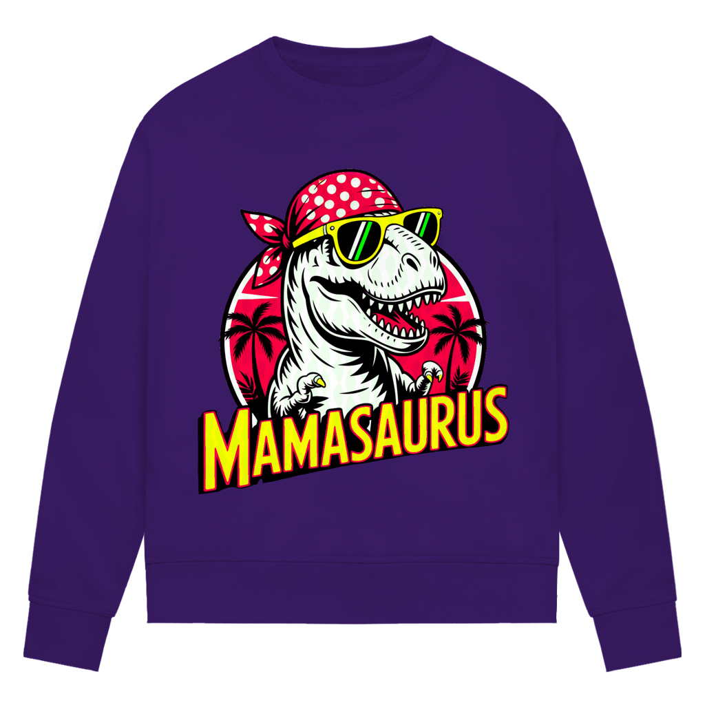 Damen Premium Bio Sweatshirt Mamasaurus