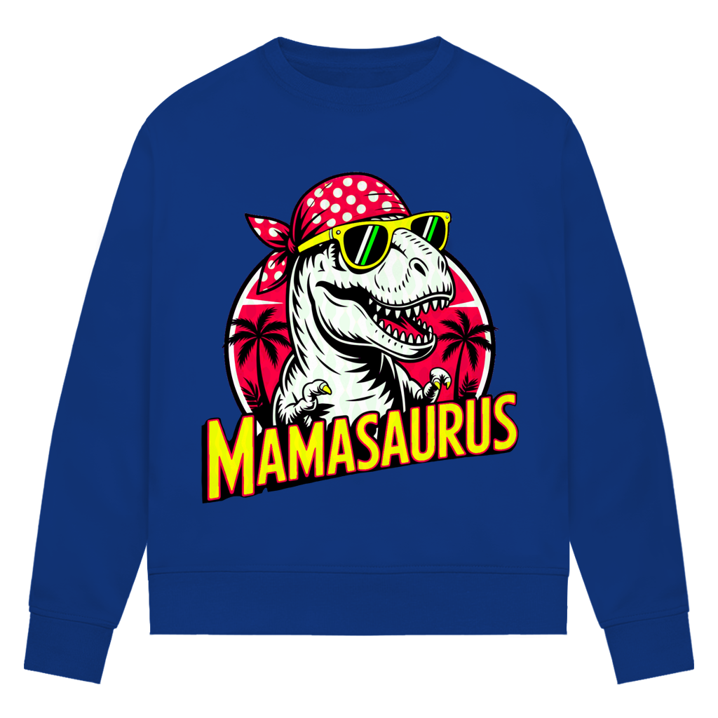 Damen Premium Bio Sweatshirt Mamasaurus