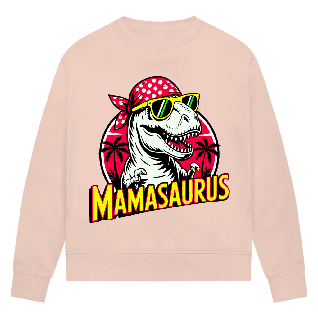 Damen Premium Bio Sweatshirt Mamasaurus