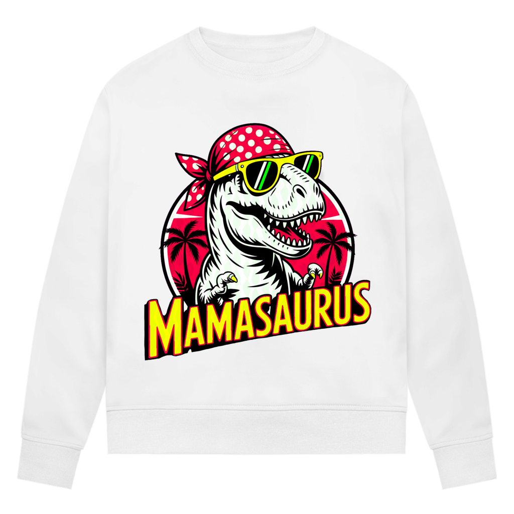 Damen Premium Bio Sweatshirt Mamasaurus