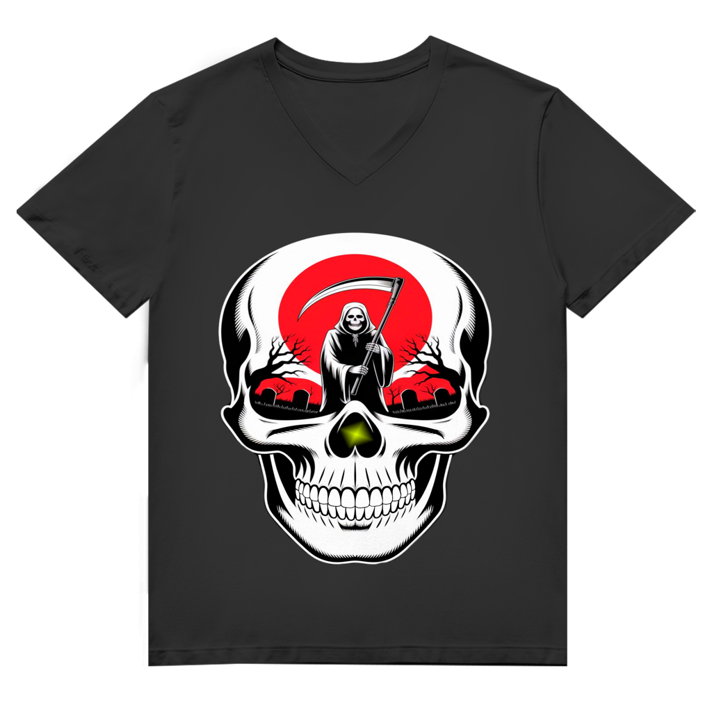 Herren Premium Bio V-Neck T-Shirt Tod