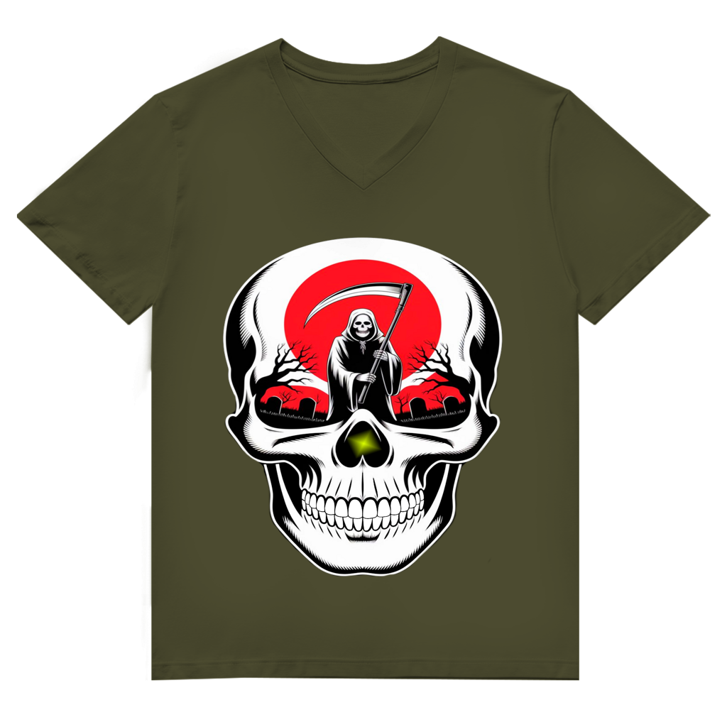 Herren Premium Bio V-Neck T-Shirt Tod