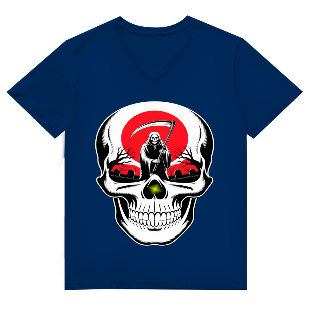 Herren Premium Bio V-Neck T-Shirt Tod