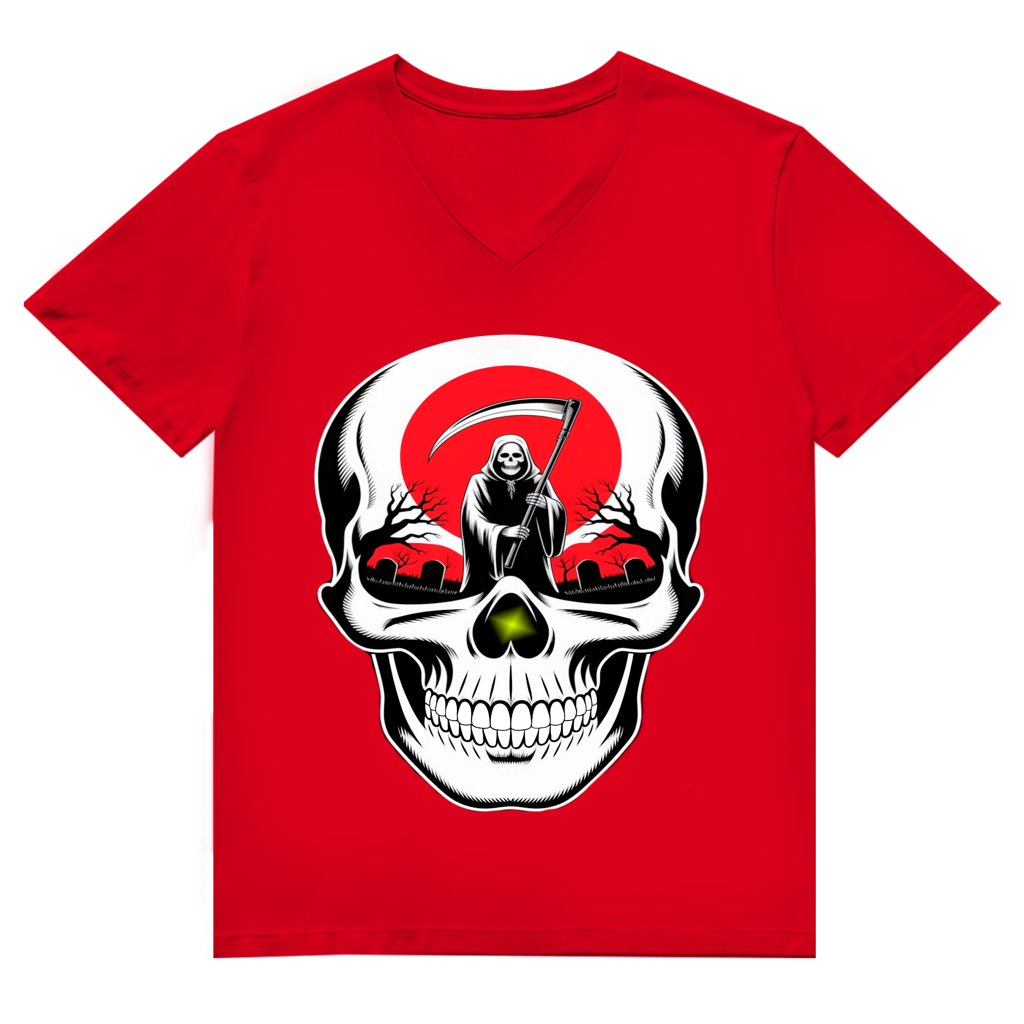 Herren Premium Bio V-Neck T-Shirt Tod