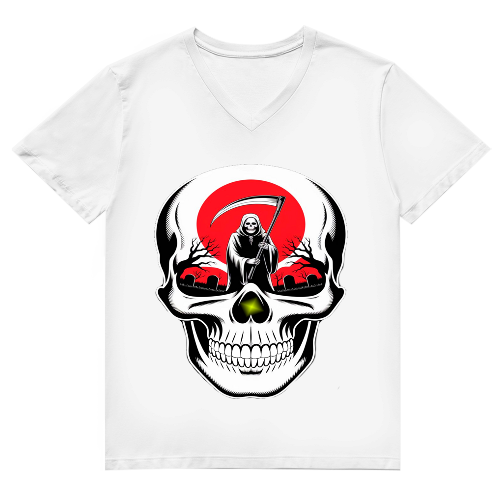 Herren Premium Bio V-Neck T-Shirt Tod