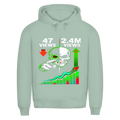 Herren Premium Bio Hoodie Algorhythm Skull