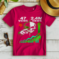 Damen Premium Bio T-Shirt Algorhythm Skull