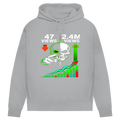 Damen Premium Bio Hoodie Algorhythm Skull