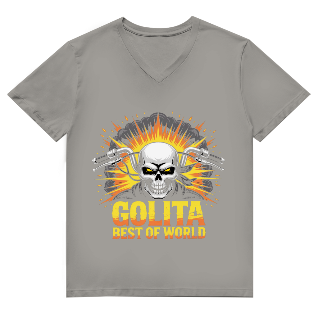 Herren Premium Bio V-Neck T-Shirt Golita