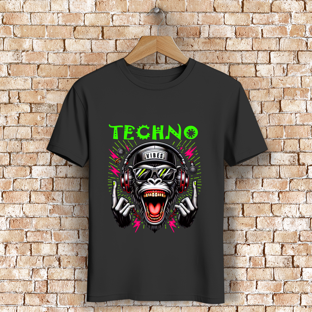 Herren Premium Bio T-Shirt Techno