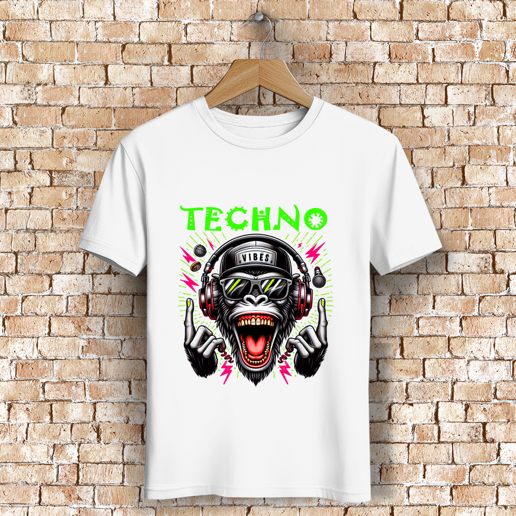 Herren Premium Bio T-Shirt Techno