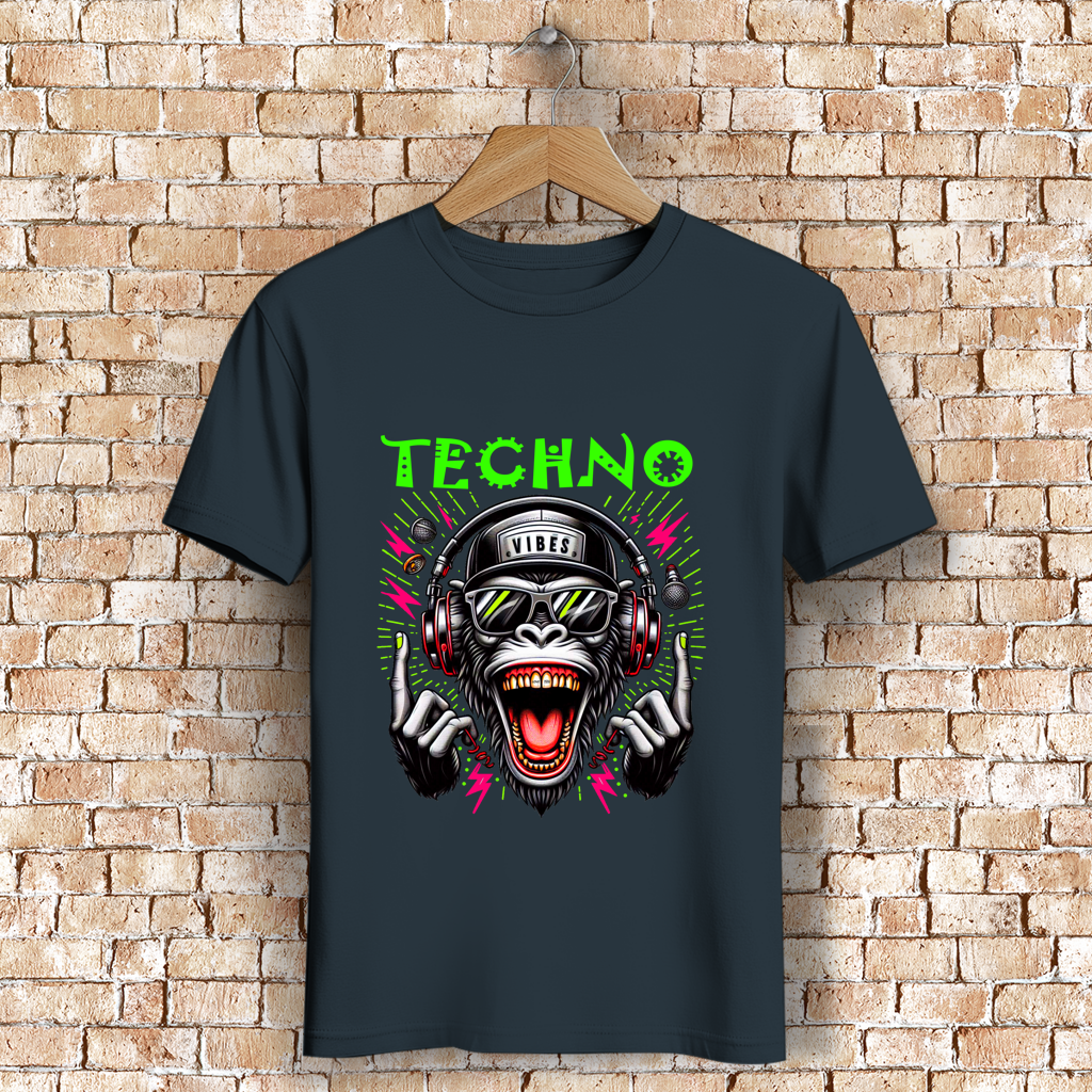 Herren Premium Bio T-Shirt Techno